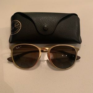 Ray ban gold sunglasses